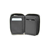 Guard Fermuarlı Antrasit Guti Mat Hakiki Deri Mini Cüzdan Erkek / Kadın P796