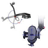 OLLEVRA Güçlü Vantuzlu Araç İçi Konsol Üstü Telefon Tutucu Aparat
