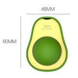 OLLEVRA Avokado Model Yapışkanlı Kedi Oyuncağı Yenilebilir Kedi Nanesi Otu