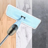 OLLEVRA Döner Başlıklı Spreyli Mop Parke Ahşap Fayans Temizleyici Su Hazneli Sihirli Paspas