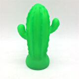 OLLEVRA Pilli Silikon Led Işıklı Sevimli Kaktüs Gece Lambası Aydınlatması