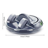 OLLEVRA Numaratörlü Araç İçi Telefon Tutucu Plastik Aparat Güçlü Yapışkanlı 360 Derece Dönebilen Su Geçirmez