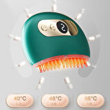 OLLEVRA EMS Titreşimli Masaj Tarağı Akıllı Elektrik Akımlı Kademeli Yüz Masaj Aleti Aparatı