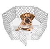 Keypet Accesories Plastik Köpek Çiti 90 x 60 cm (6 Panel)