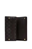 Pierre Cardin Monogram Kahve Kadın Portföy & Clutch Çanta 06PC23Y704-MN