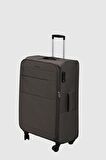 Pierre Cardin Ultra Light Hafif Lüx Kumaş Orta Boy Valiz Kahve 04PC4200