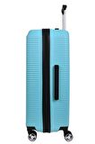 Lüx Unisex Büyük Boy Valiz Aqua 04PC6500-01