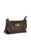 Pierre Cardin Monogram Kahve Kadın Çapraz Askılı Çanta 05PC24Y505-PMN