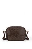 Pierre Cardin Monogram Kahve Kadın Çapraz Askılı Çanta 05PC24Y507-PMN