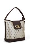 Pierre Cardin Monogram Altın Kadın Omuz Çantası 05PC24Y528-MN