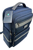 Pierre Cardin 16 İnç Lacivert Unisex Sırt Çantası 01PC00302