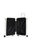 Pierre Cardin Trolley Valiz Beyaz Orta Boy 04PC7090-02-BY