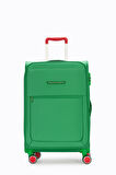 Benetton Orta Boy Kumaş Valiz Yeşil Bnt2800