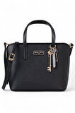 Pierre Cardin Logo Detaylı Siyah Kadın El Çantası 05PC25K102-P