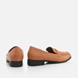 Hakiki Deri Taba Kadın Loafer