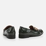 Hakiki Deri Haki Kadın Loafer