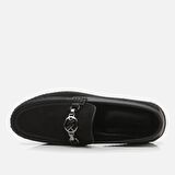 Hakiki Deri Siyah Erkek Loafer