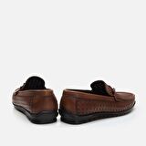 Hakiki Deri Kahve Erkek Loafer