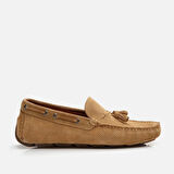 Hakiki Deri Camel Erkek Loafer
