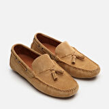 Hakiki Deri Camel Erkek Loafer