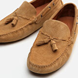 Hakiki Deri Camel Erkek Loafer