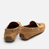 Hakiki Deri Camel Erkek Loafer