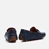 Hakiki Deri Lacivert Erkek Loafer