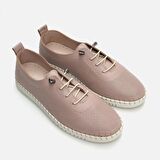 Hakiki Deri Vizon Kadın Loafer