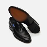 Hakiki Deri Siyah Erkek Loafer