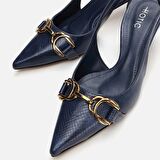 Lacivert Kadın Stiletto