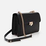 Hakiki Deri Siyah Kadın Çanta