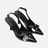 Siyah Kadın Stiletto