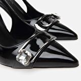 Siyah Kadın Stiletto