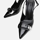 Siyah Kadın Stiletto