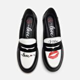  Siyah Kadın Loafer