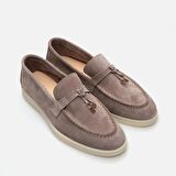 Hakiki Deri Vizon Kadın Loafer
