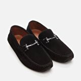 Hakiki Deri Siyah Erkek Loafer