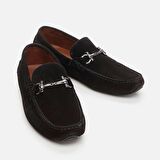 Hakiki Deri Siyah Erkek Loafer