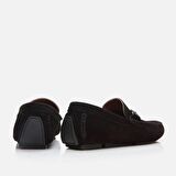 Hakiki Deri Siyah Erkek Loafer