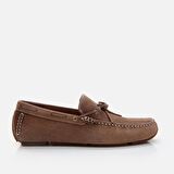 Hakiki Deri Bej Erkek Loafer