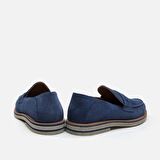 Hakiki Deri Lacivert Erkek Loafer