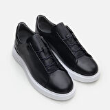 Hakiki Deri Lacivert Erkek Günlük Ayakkabı