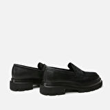 Hakiki Deri Siyah Erkek Loafer