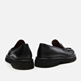 Hakiki Deri Siyah Erkek Loafer