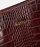 Kadın Deri Bordo Omuz Çantası