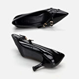 Siyah Kadın Stiletto