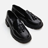 Siyah Kadın Loafer