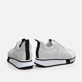 Hakiki Deri Beyaz Erkek Spor Ayakkabı