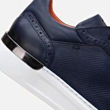 Hakiki Deri Lacivert Erkek Günlük Ayakkabı