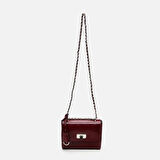 Bordo Kadın Mini (Çapraz) Çanta